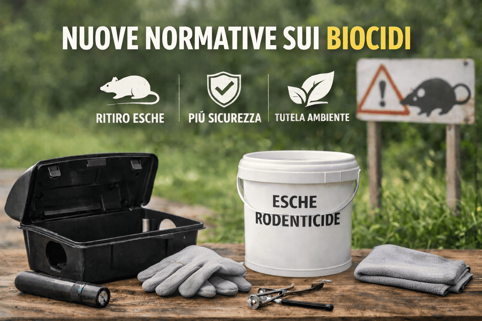 Nuova normativa sull’impiego di biocidi: cosa cambia dal 2025?