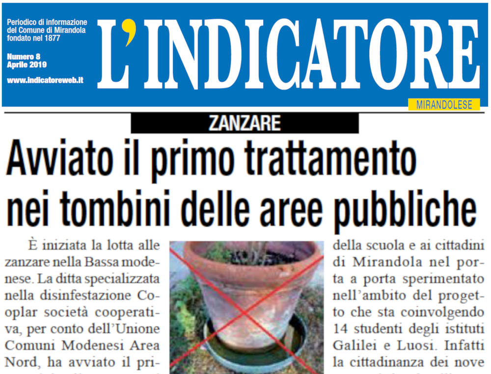 campagna di prevenzione 2019 contro la zanzara