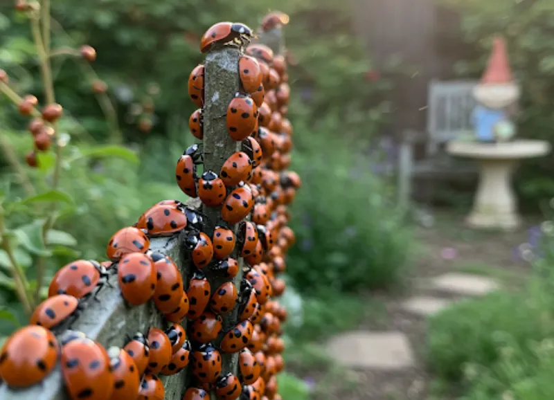 Invasione di coccinelle in giardino o in casa?