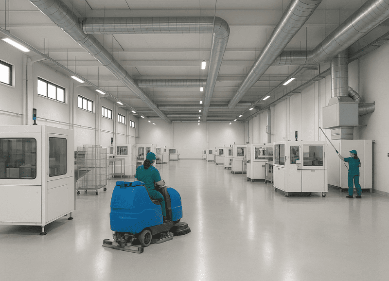 Estate: tempo di fermo produttivo e pulizie industriali straordinarie
