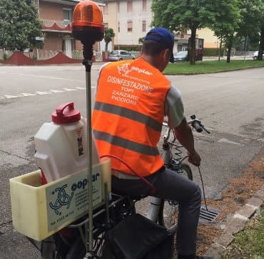 Disinfestazione antilarvale nei comuni modenesi dell'Area Nord